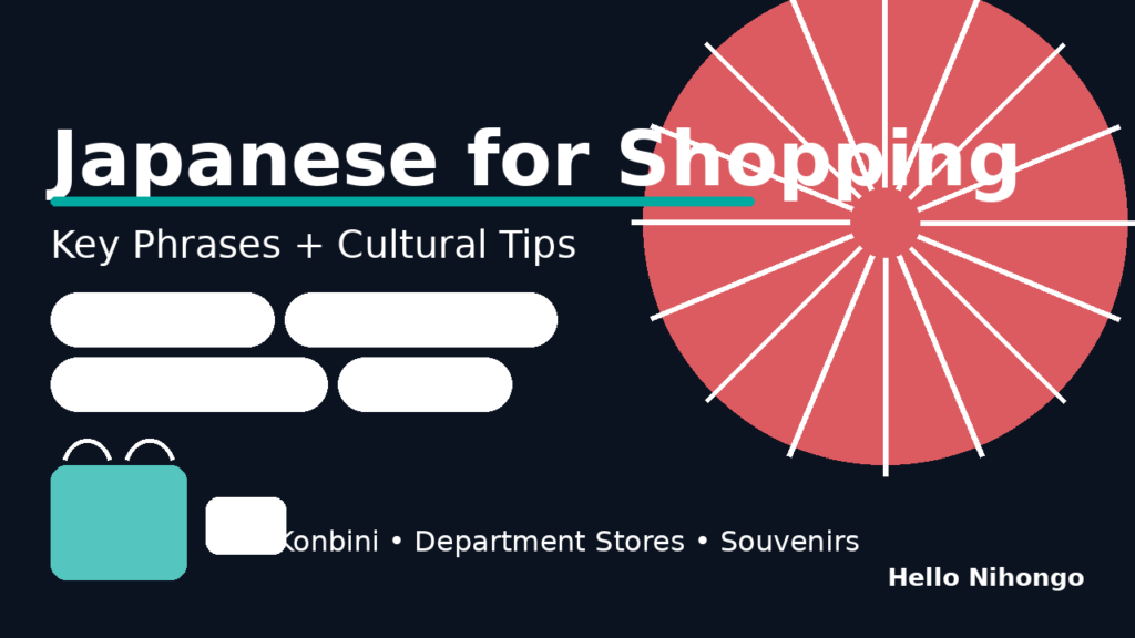 Japanese for Shopping: Key Phrases and Cultural Tips japanese for shopping phrases icatch3